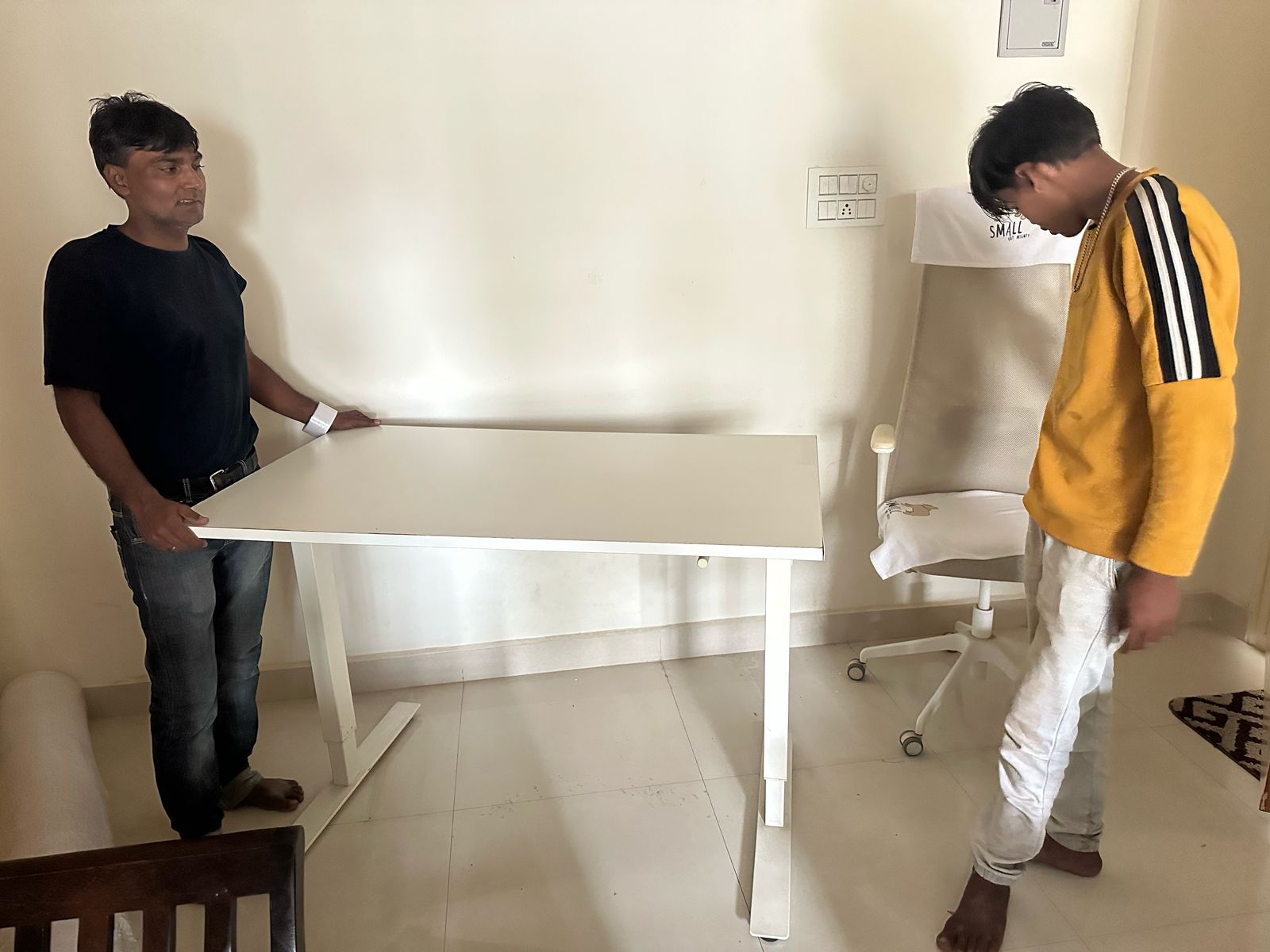 Furniture being moved by RAM Relocation team